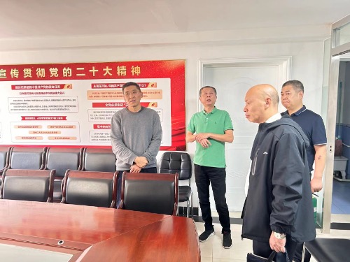 常山集團(tuán)黨委副書記何靈云到供銷公司、恒永公司、實業(yè)公司及棉四職工醫(yī)院、常山北明總部等企業(yè)進(jìn)行調(diào)研督導(dǎo)